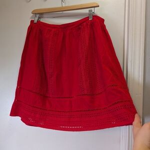 Solitaire Scarlet A-Line Skirt